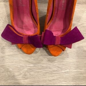 Jeffrey Campbell Garret Peep Toe Heels Size 7